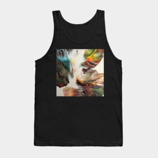 Precision Fall Colors Fluid Art Painting Tank Top